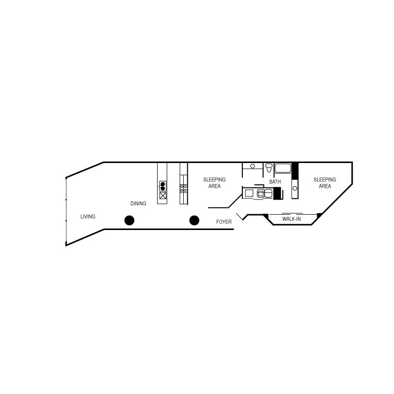 Floor plan layout diagram for b02